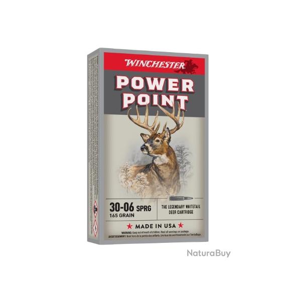 1 boite de Balles calibre 30.06 Power Point 165Gr