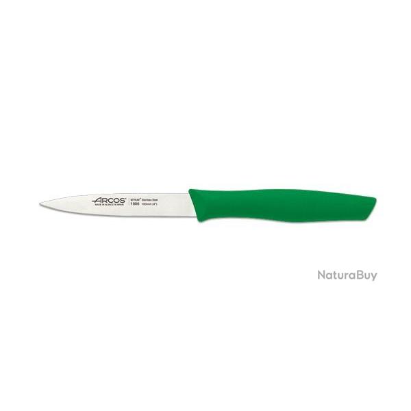 Couteau de table Arcos Nova Office lame 100 mm manche polypropyl�ne vert