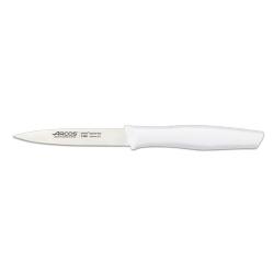Couteau de table Arcos Nova - Office lame 100 mm manche polypropyl&egrave;ne blanc