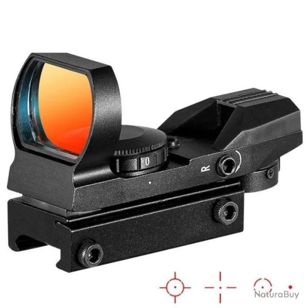 Fire Wolf Viseur Point Rouge Holographique 4 R�ticules Rail 20MM -