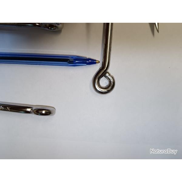 Hame�ons en 12/0 Inox massif