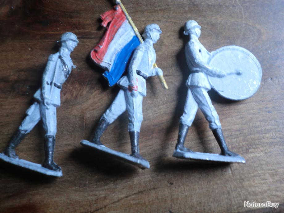 Soldat De Plomb Ancien Rare - Chapeau Blanc, Non Identifié, Collection Vintage