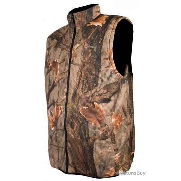 Gilet SOMLYS matelass� r�versible vert/camouflage big game T.XL