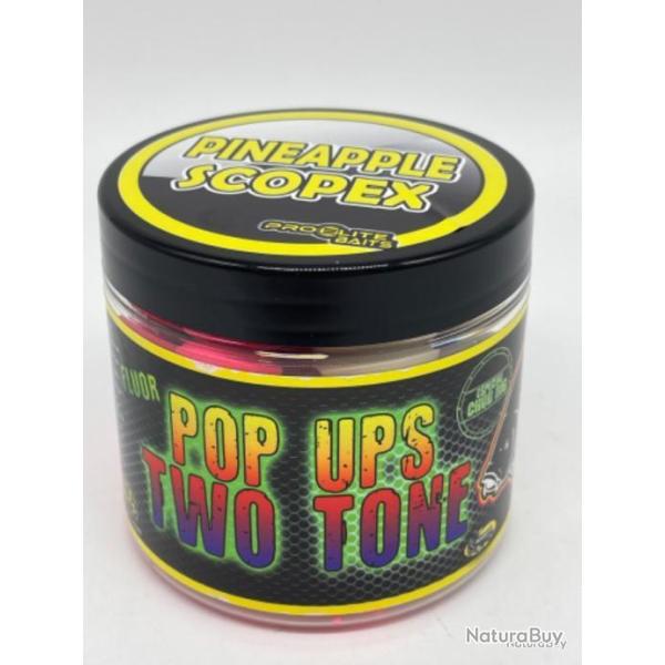 Bouillettes flottantes pop-ups pro �lite baits pineapple-scopex 14/20mm