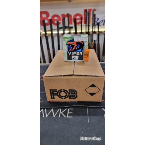 250 cartouches Fob Viper 24gr Ball trap