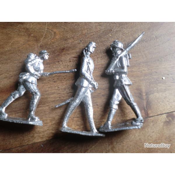 s�rie x 3  soldat allemand infanterie  plomb
