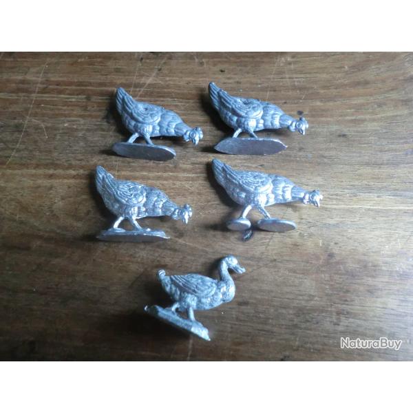 s�rie animaliers basse cour plomb