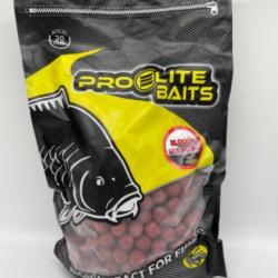 Bouillettes pro elites baits bloody mulberry 20mm 2,5kg