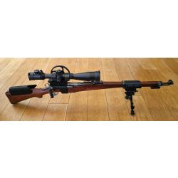 Adaptateur droit pour Lunette ou point rouge sur rails picatinny pour Schmidt Rubin 96/11