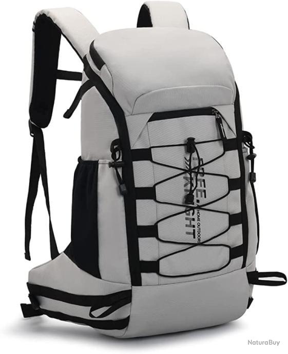 Sac à Dos étanche 40L – Nylon Noir, Léger Et Résistant, Pour Randonnée, Camping, Outdoor