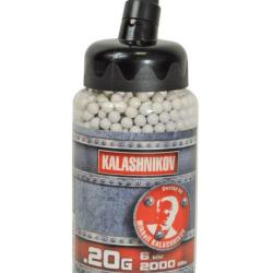 Biberon 0,20g de 2000 Billes (Kalashnikov)
