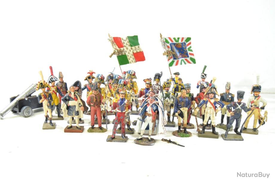 Lot De 10 Soldats De Plomb Napoléon – Hauteur 6 Cm – Figurines Anciennes