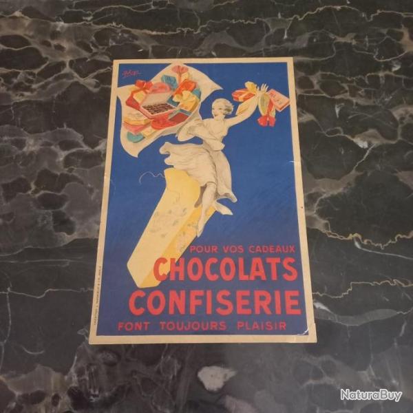 RARE  Publicit� Ancienne Art D�co Robys Robert Wolff  Chocolats Confiserie 1920