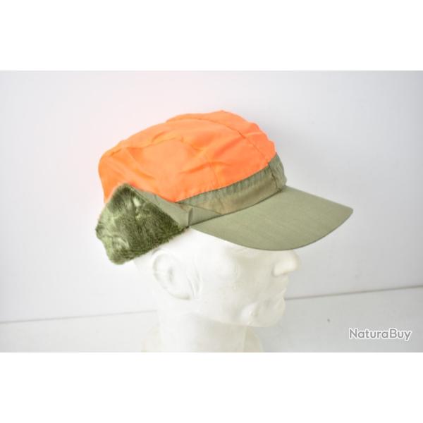 Casquette R�versible chaude Vert / Orange