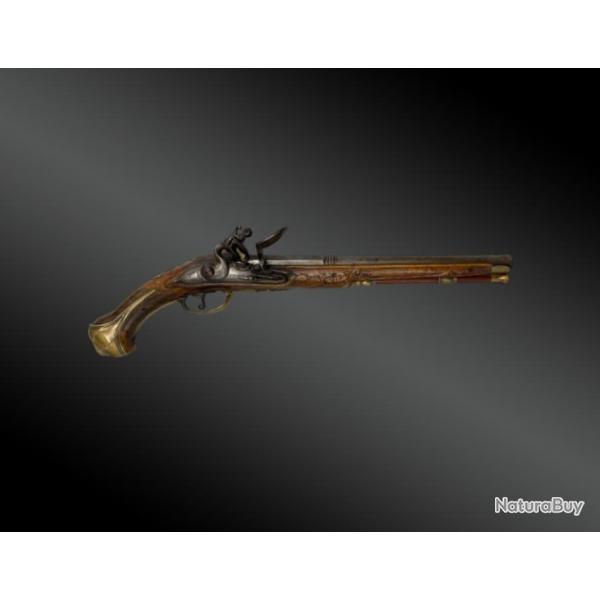 Pistolet � Silex France, XVIII�me Si�cle. A PARIS