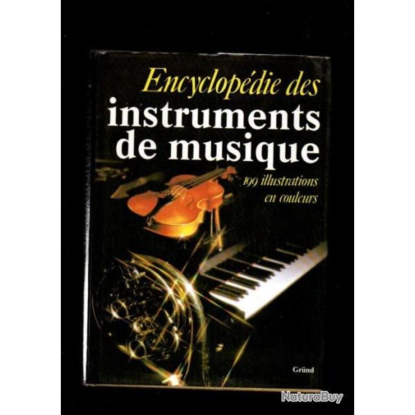 encyclopdie des instruments de musique par alexander buchner