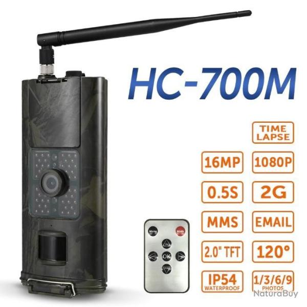 Cam�ra Mobile de chasse et de suivi de la faune HC700M, pi�ges � photos, MMS