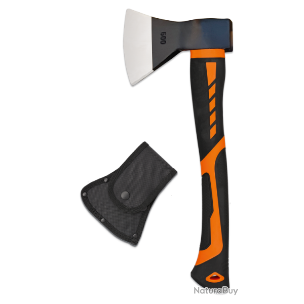 Albainox 32398 - Hache tactique  Acier 3Cr13MoV avec �tui nylon