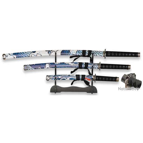 Tole10 32585 Set 3 Katanas