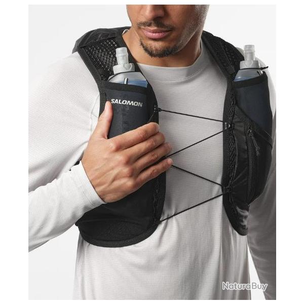 Veste d'hydratation Salomon Active Skin 8 Set XL Noir