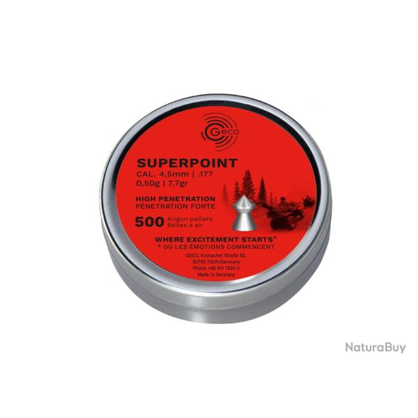 Plombs Superpoint 4.5mm - GECO