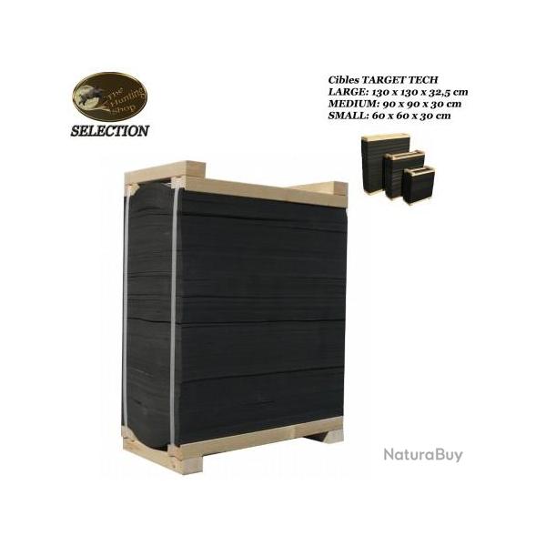 TARGET TECH cible de tir � l'arc mur multicouches en mousse avec support en bois 60 cm - 90 cm - 130