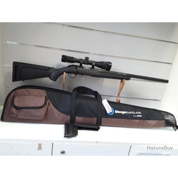 Carabine Ruger AMERICAN RIMFIRE cal.22lr synthetique can.56cm + lunette 3-9x40 + fourreau