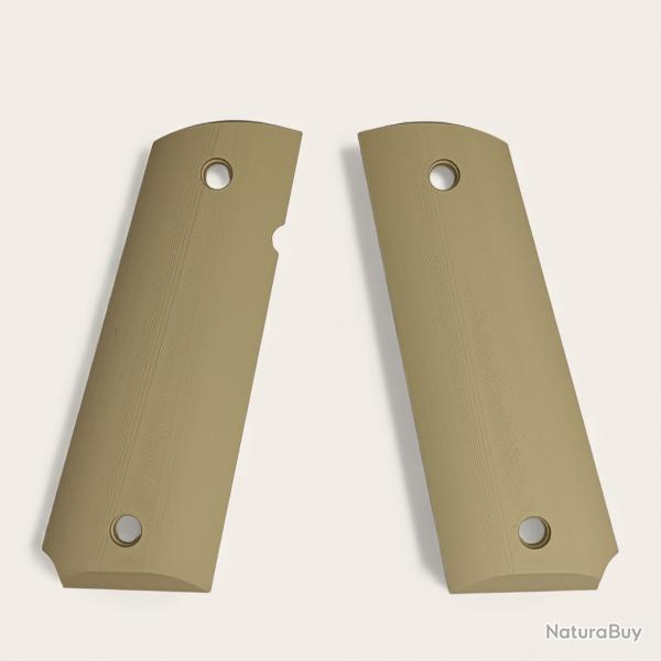 Paire de plaquettes 1911 Tan