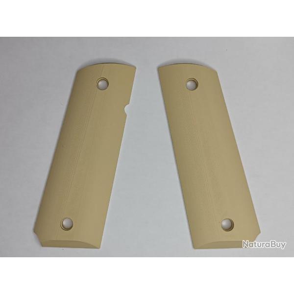 Paire de plaquettes 1911 Tan