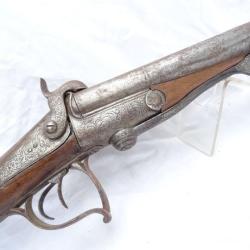 307) lot , rarissime fusil LEFAUCHEUX - DEVISME a PARIS = 1ers mod&egrave;les archa&iuml;ques = 1833-1835