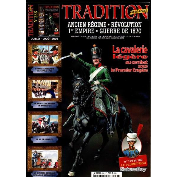 Tradition magazine 238 cavalerie l�g�re au combat, 21e de ligne , enfants de troupe napol�on III 2