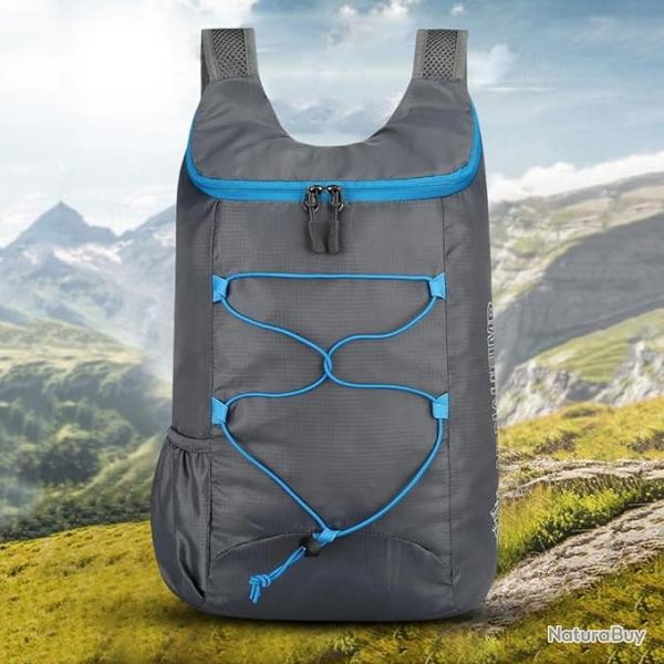 Sac � Dos Pliant Camping Randonn�e Sport Escalade Cyclisme Haute Densit�  luger Gris