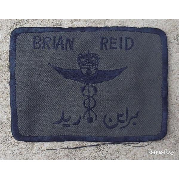 "Flyig Suit Name Patch" RAF Medical Services-Bilingue Anglo-Arabe