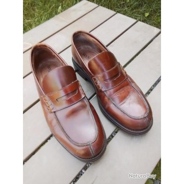 Beaux mocassins de marche San Marina Paris de belle fabrication espagnole - taille 42