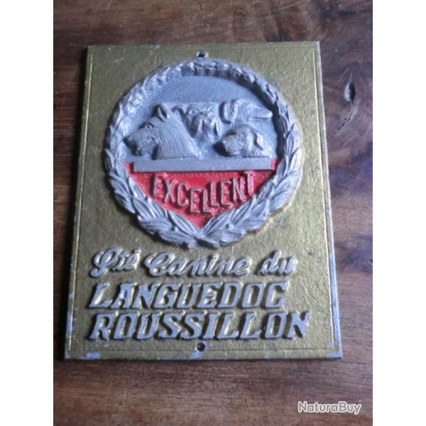plaque alu st� canine languedoc roussillon