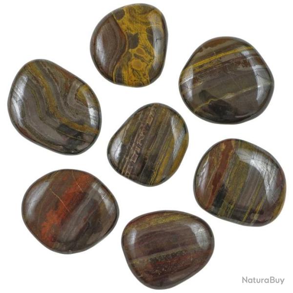 Galet plat oeil de fer - A l'unit� 21 � 30 grammes