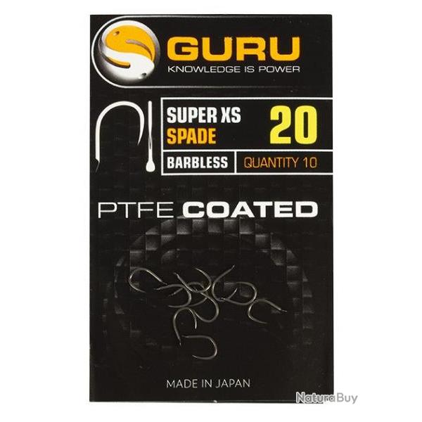 GURU HAME�ON SUPER X-STRONG CARP SPADE HOOK BARBLESS GURU 12