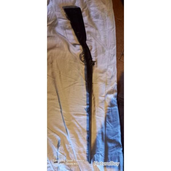 Fusil de chasse � poudre d�but XIX �me