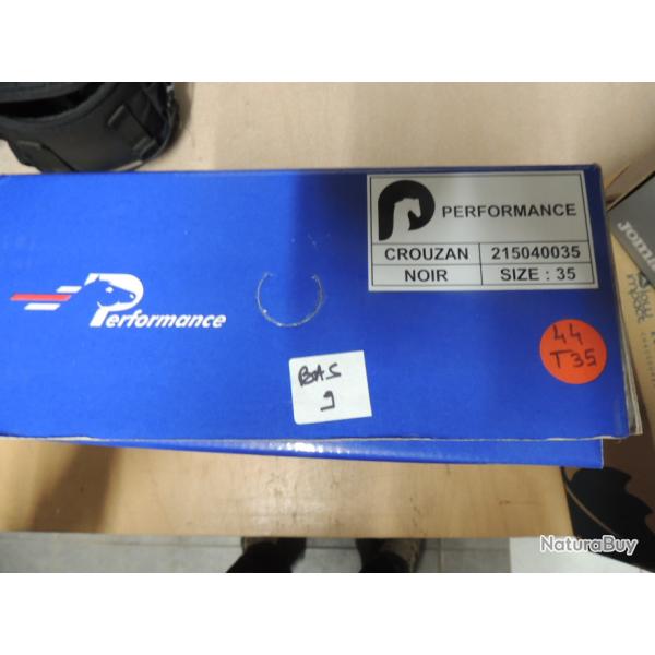BOOTS  equitations PERFORMANCE   model CROUZAN    bas 9 A
