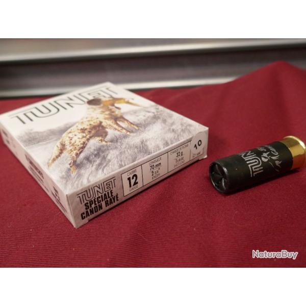 10 cartouches  SPECIALE Canon ray� TUNET cal12/70 en 32 g pb no10