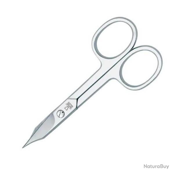 CIS2C.69.4-Ciseaux ongles pointes de glaive courbes Due Cigni 10 cm