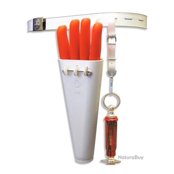 Fourreau pour 4 couteaux avec ceinture et lani�re pour fusil