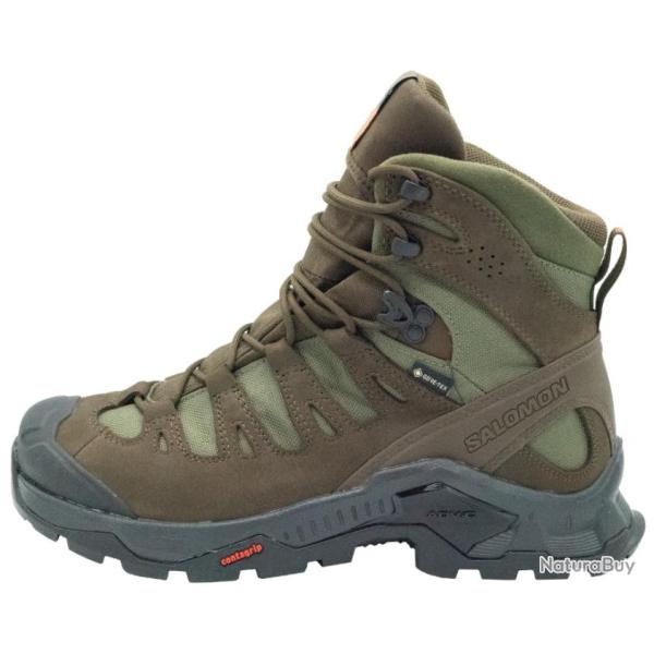Chaussures Salomon Quest Tracker GTX - Marron/Vert