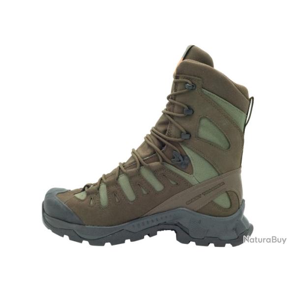 Chaussures Salomon Quest Tracker High GTX - Marron/Vert