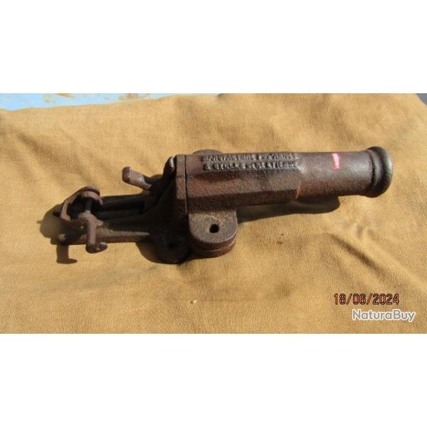 Pi�ge � feu cal16 Canon alarme avec rare marquage ST Etienne armes cycles avertisseur effaroucheur