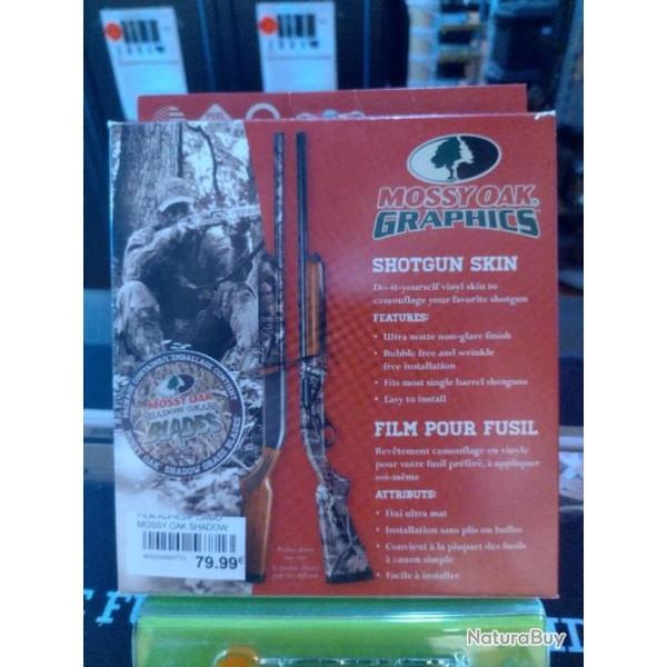 Film pour fusil mossy Oak graphics shadow grasse blades