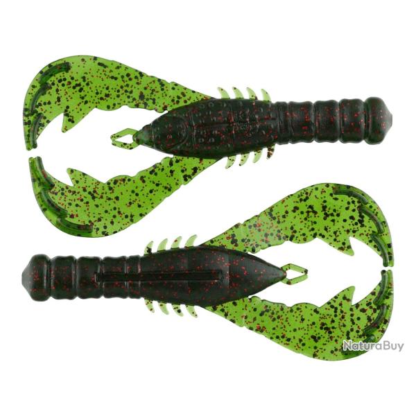 Leurre Souple Gary Yamamoto Yamacraw 4" - 10cm 10cm par 6 208 - Watermelon / Black & Red