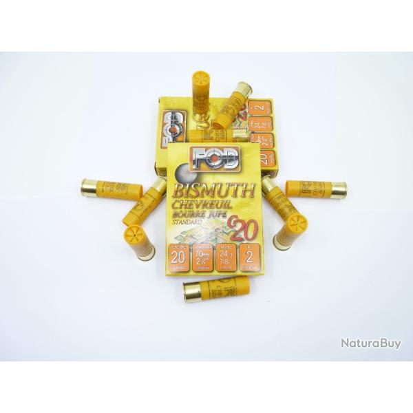 FOB BISMUTH STANDARD - CAL 20/70 - N�2 BOURRE JUPE 24g - IDEAL CHEVREUIL