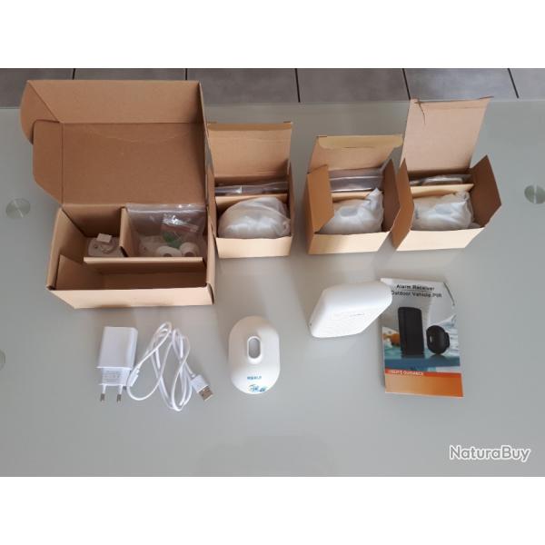 KERUI - alarme de s�curit� DW9, sans fil, anti-cambriolage, pour Garage, all�e, ext�rieur, �tanche,