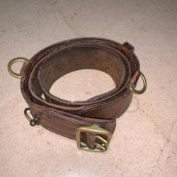 Beau ceinturon d'officier Fran&ccedil;ais WW1 et WW2 .